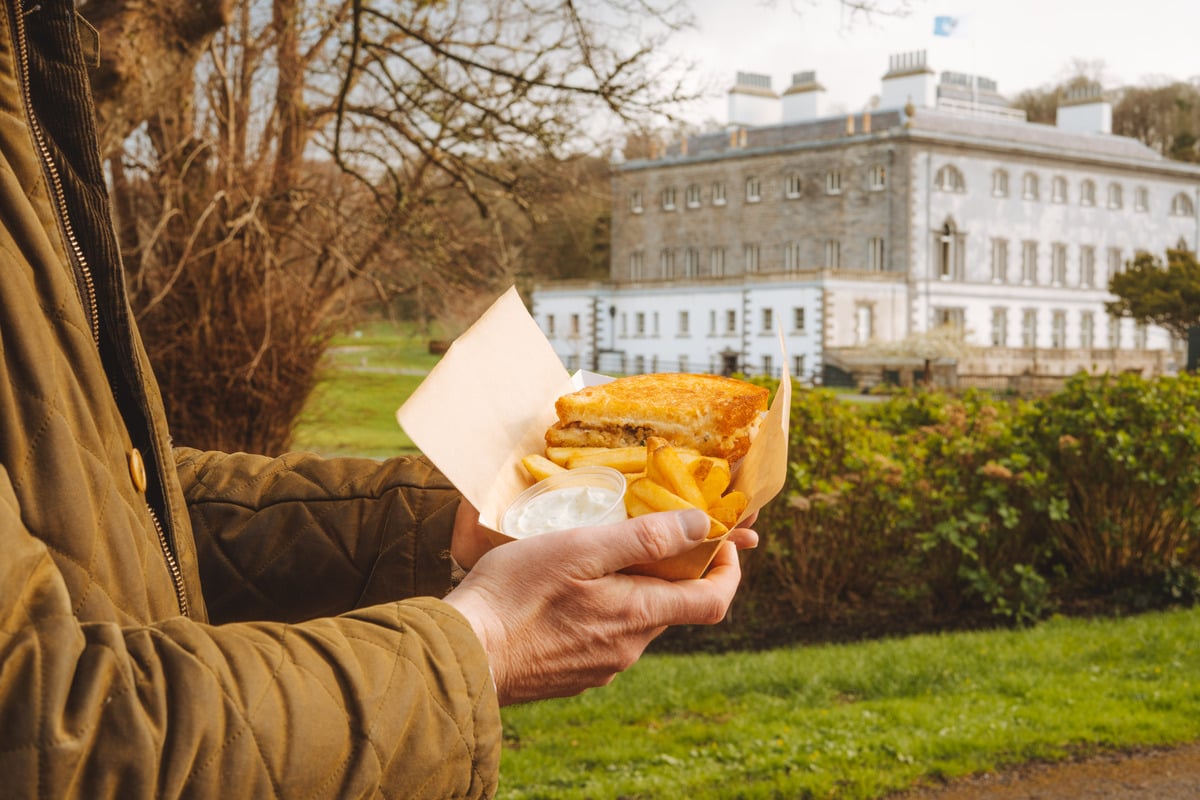 The Toastie Food Truck is located right next to Westport House.