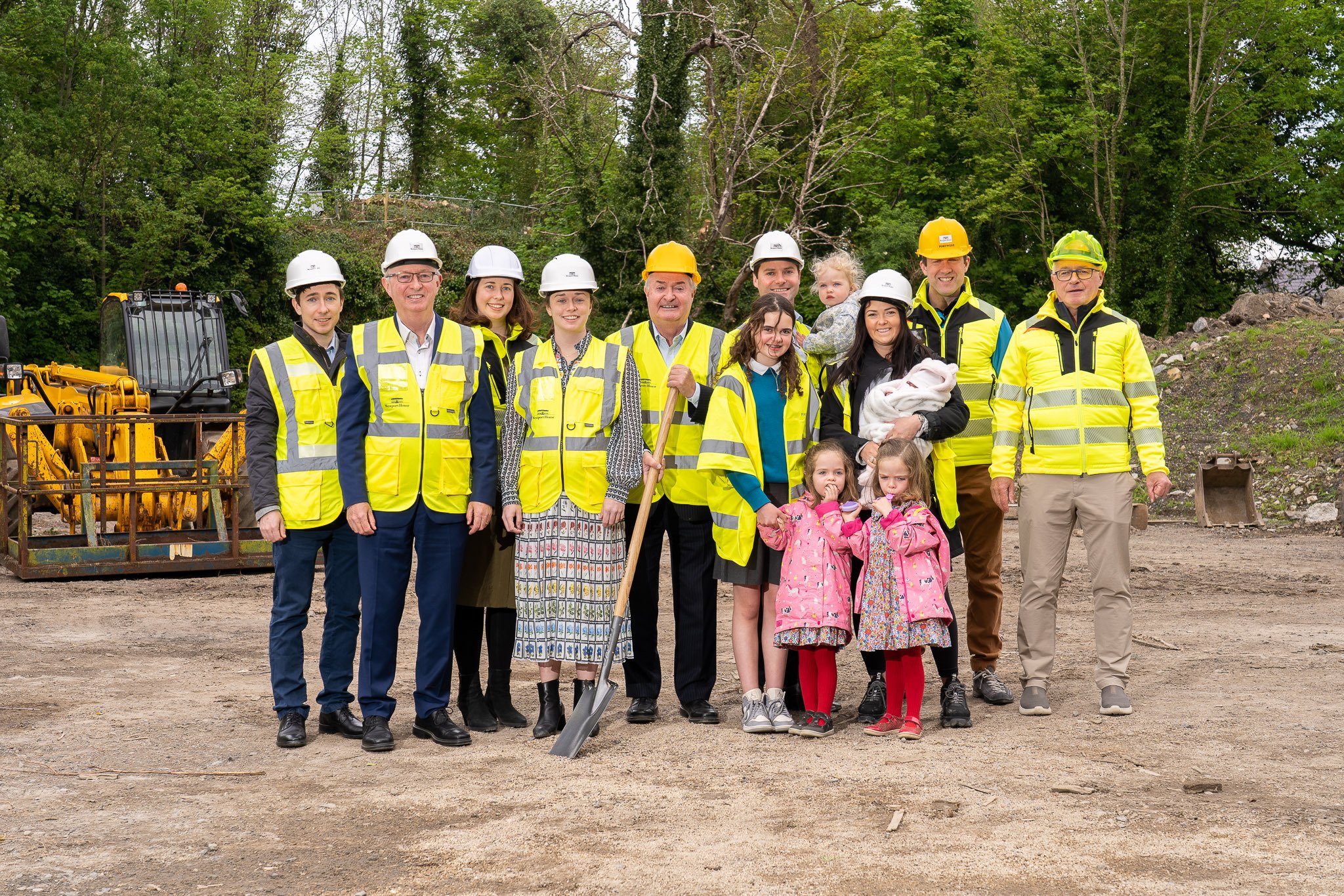 Sod turning new adventure Park Westport House