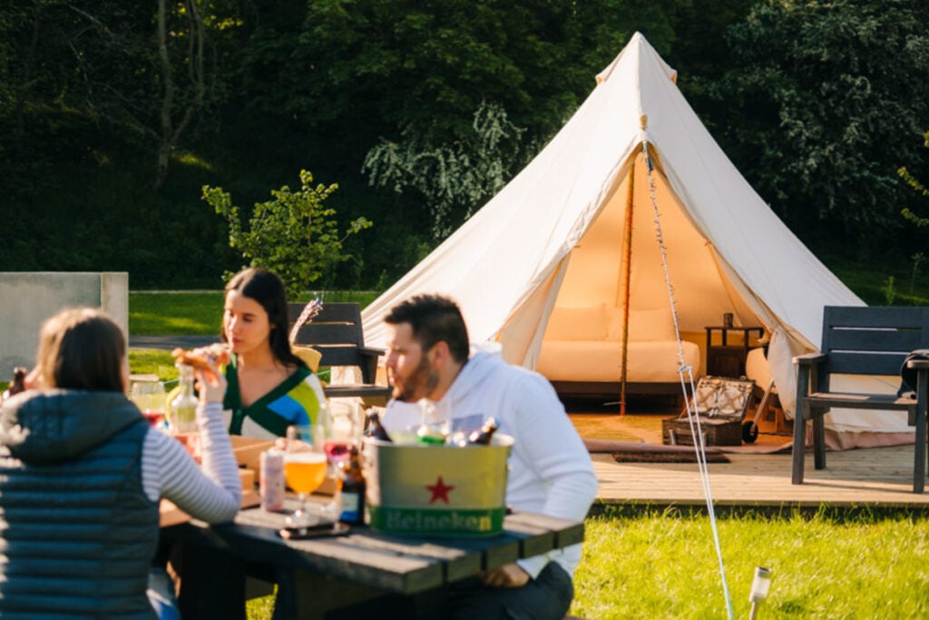 Add a touch of luxury to your camping trip and stay at The Glamping Village, Westport