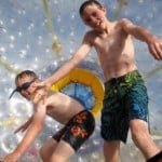 Water Zorbing Ride for fantastic family fun at Westport House