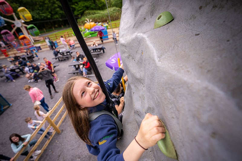 climbing wall westport house