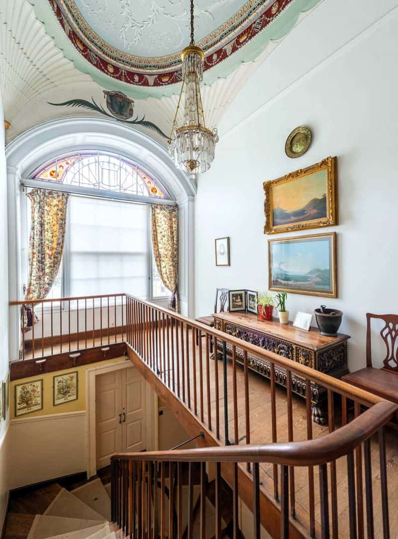 Pictured on the right of the photo of the Oak Staircase in Westport House are the two chairs used by 5th Marquess and Marchioness of Sligo at the Coronation of King George V on the 22nd June 1911. 