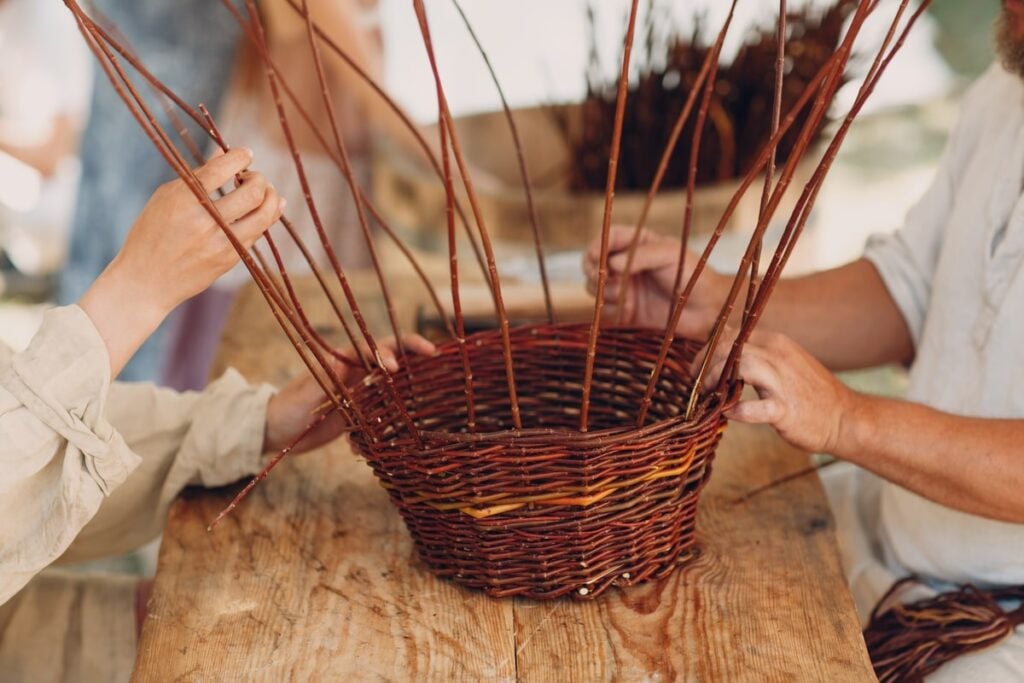 Heritage Week saw stone masonry, woodcarving and basket weaving at Westport House 