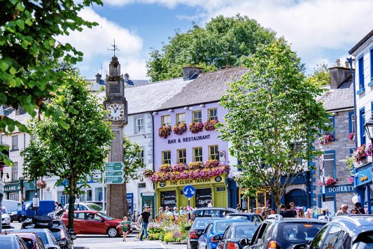Embrace the culture of Westport Town and check out it's pubs, eateries and shops