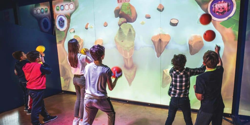 Engage in some healthy competition  at The Interactive Gaming Zone with our range of interactive games  