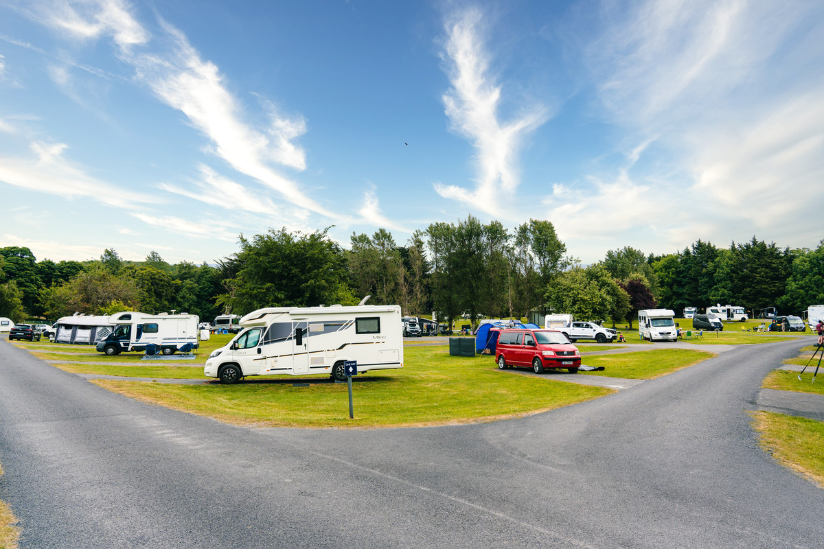 Parking for caravans and motorhomes