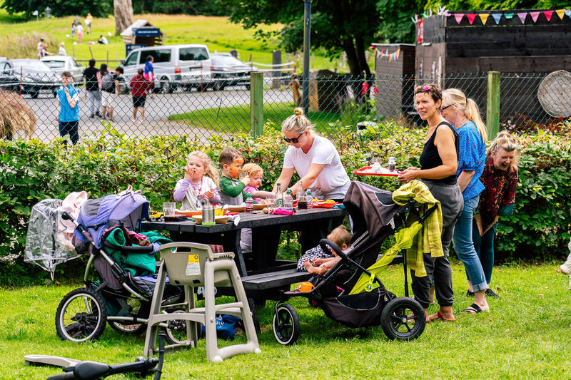 Enjoy your meal in our rustic indoor or outdoor area at Gracy's, Westport 