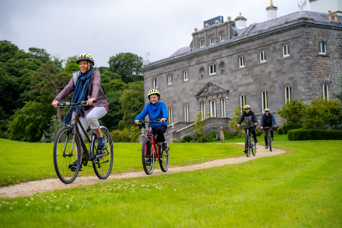 Mid-term at Westport House. Things to do Mayo. Walk, cycle or jog the grounds of Westport Estate.