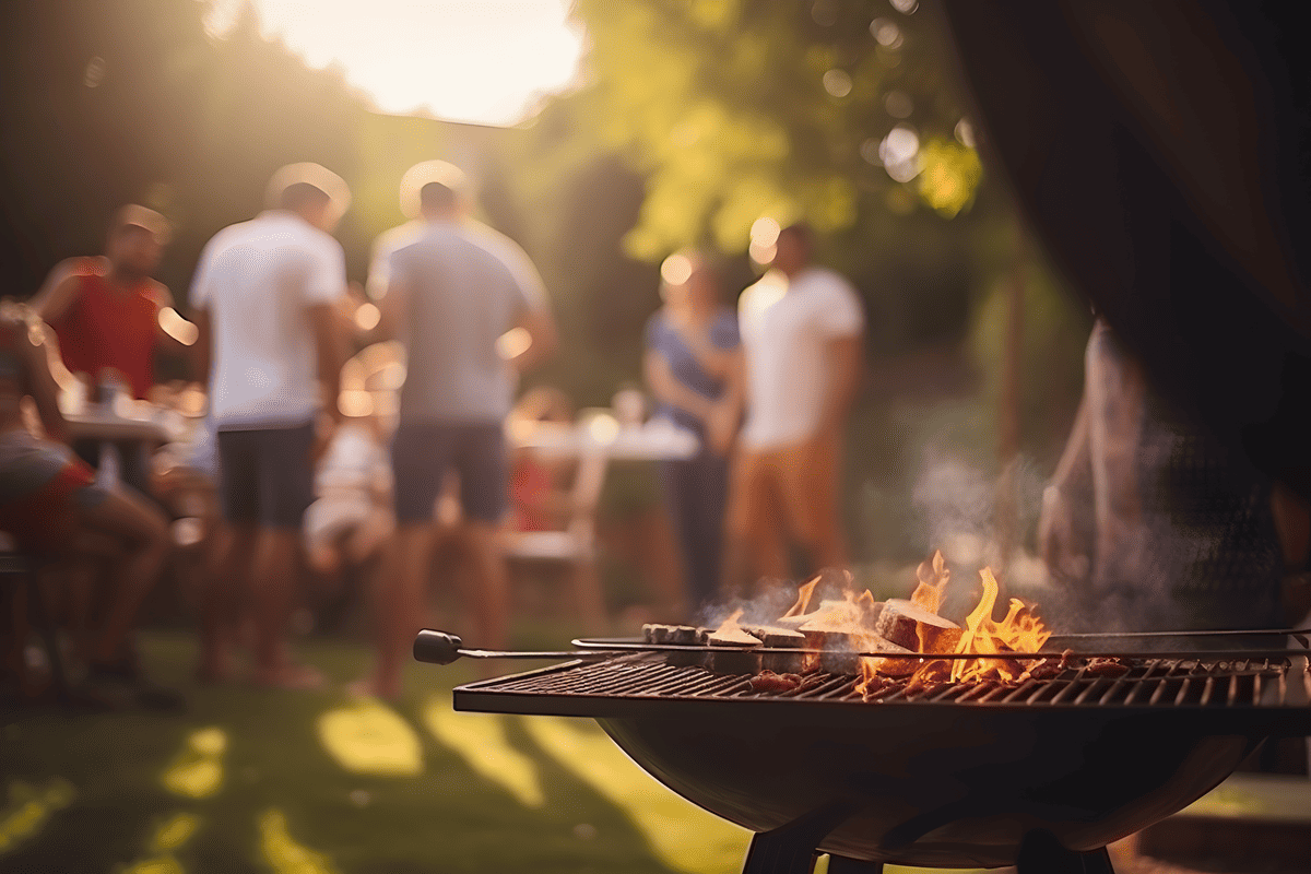 Our Westport House Caravan Park is BBQ friendly, just be sure please to lift the fire off the grass