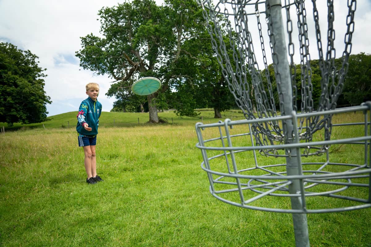 Step into the outdoors with the kids and enjoy a thrilling game of Foot/Frisbee Golf at Westport House in Mayo.