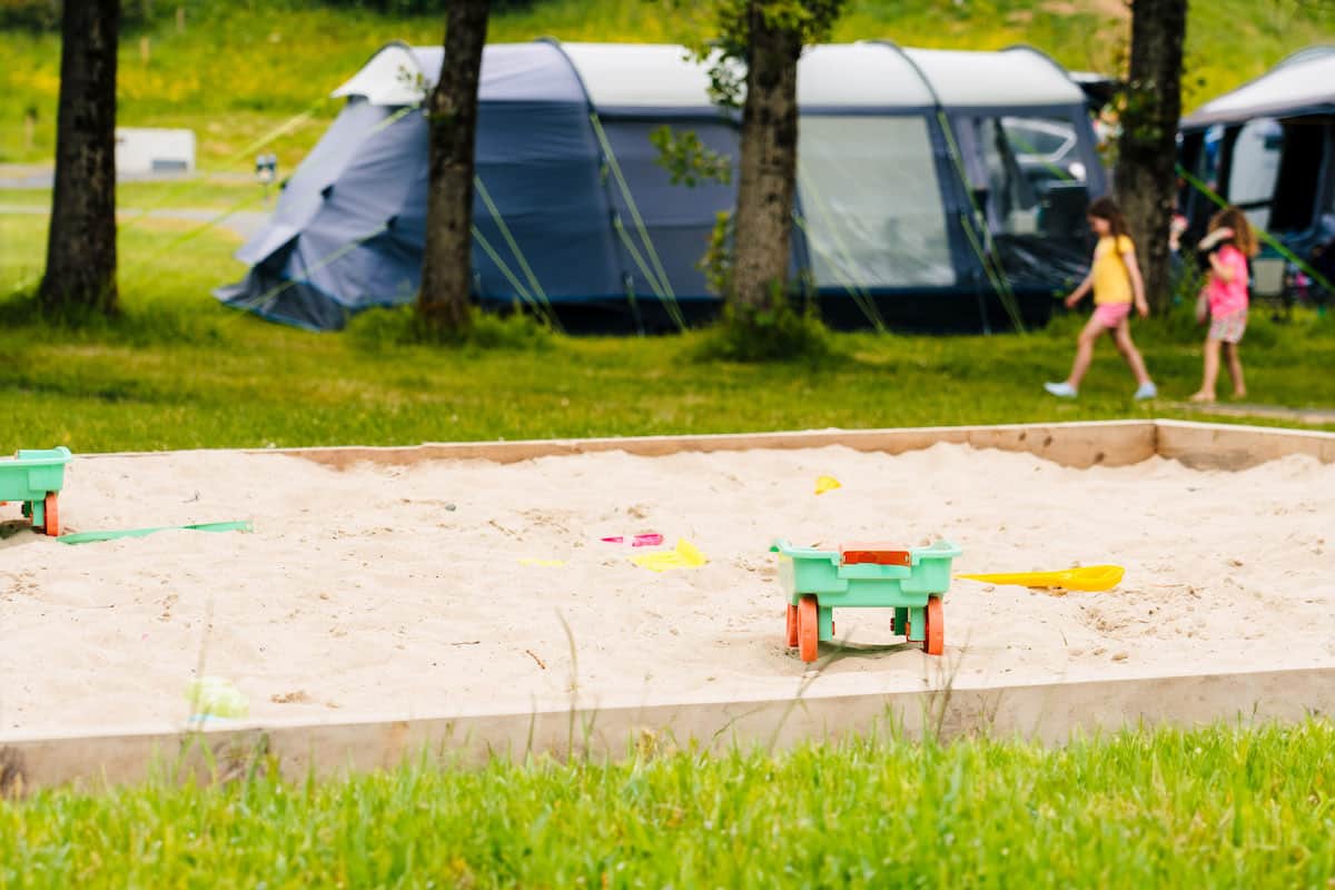 The kids can enjoy our playgrounds, sandpit and football pitch when you stay at Westport Estate
