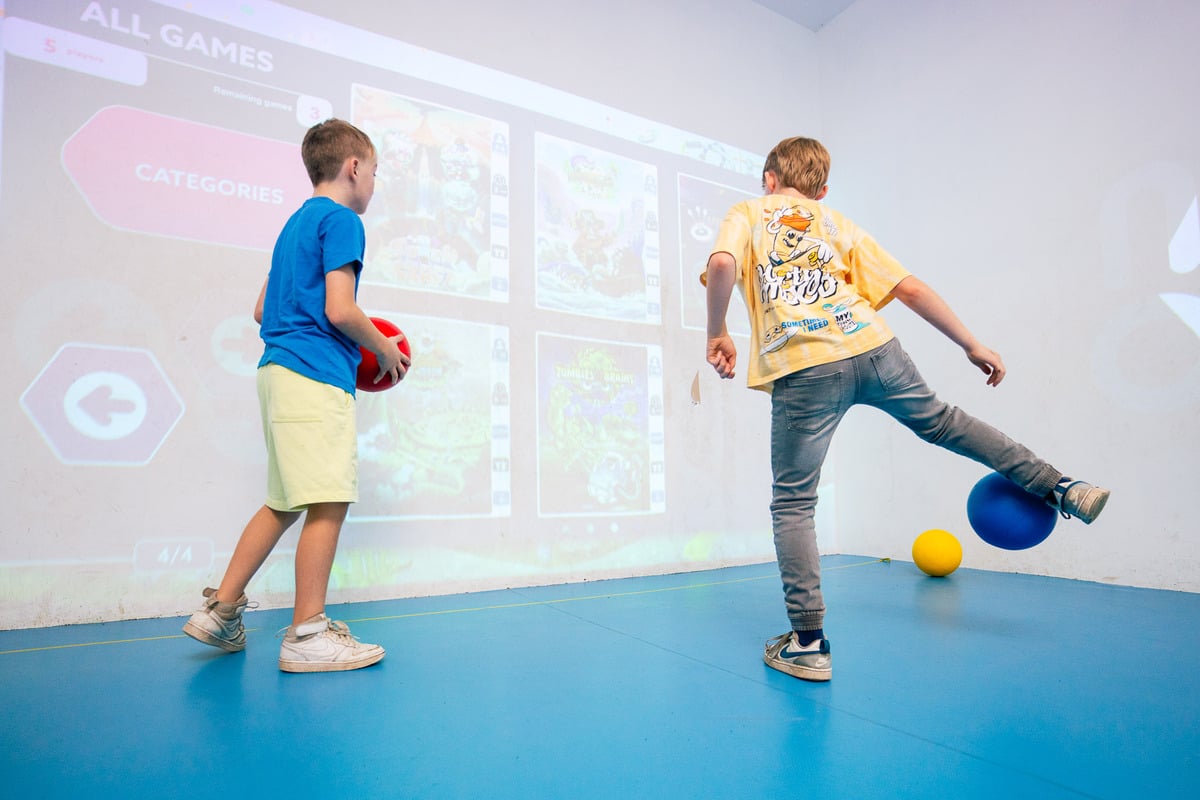 Challenge your friends to a penalty shootout at The Interactive Gaming Zone Westport