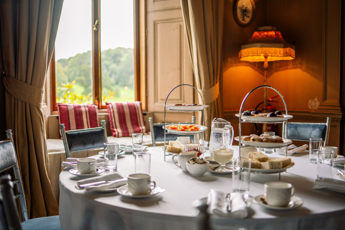Enjoy a delicious Afternoon Tea while overlooking our beautiful gardens