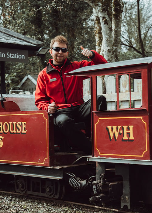 All aboard the Westport House Express rail train for stunning views of Westport Estate.