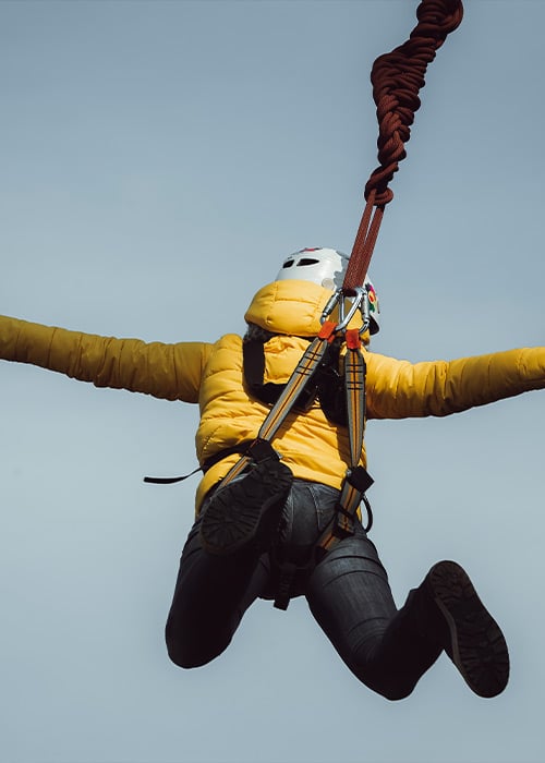 Are you brave enough to take on The Quarry Edge Leap at Westport Adventure?