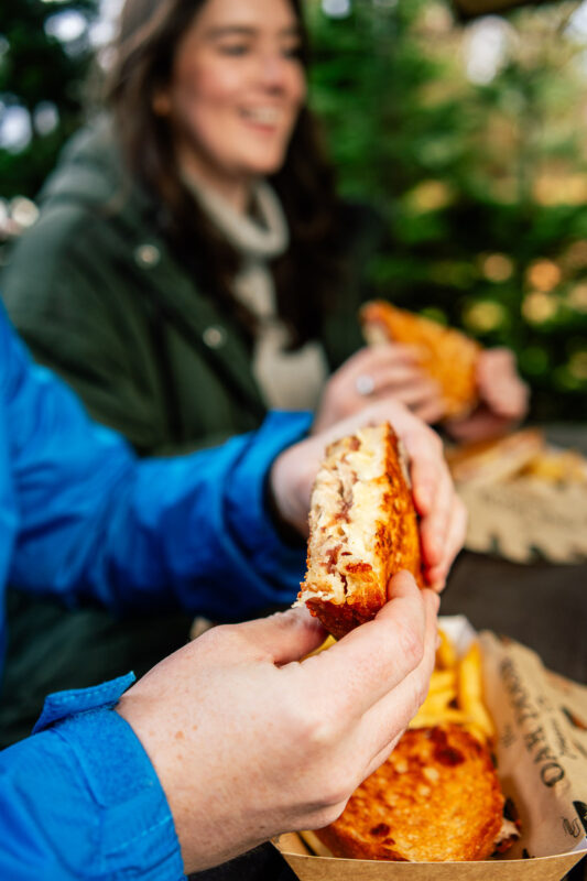 Deliciously festive sourdough toasties, Westport House 